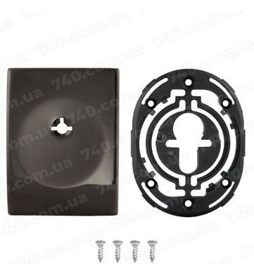 Щиток DISEC KT3614 Omega Square Хром_чорний 8 Без шторки 44-9158 фото