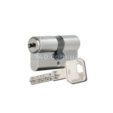 Цилиндр WILKA 3600 Carat S (30x30) ключ-ключ матовый никель 49-470 фото