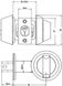 Дверной замок Mul-T-Lock dead bolt hercular МТ5+ vip латунь матовая 40-0035229 фото 3