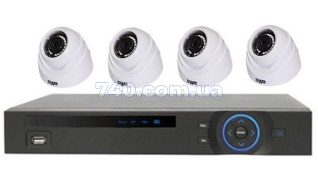 Комплект видеонаблюдения ATIS KIT CVR-4D-1MP 41-101070 фото