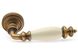 Ручка дверна Fadex Siena Ceramic V. B02-бронза матовая/бежевая керамика 40-01267887 фото