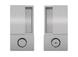 Дверна ручка AGB Wave для розпашних дверей під сантехнічний замок матовий хром 44-6616 фото