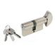 Циліндр AGB Мод 600/60мм, ручка AL-ключ, 30Tx30, нікель 44-7482 фото 1