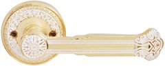 Дверная ручка RDA Antique Collection Genova золото/белый лак 40-0020390 фото
