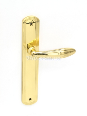 Дверна ручка на планці Tupai SOFIA 1911 латунь без отвору 40-0191101 фото