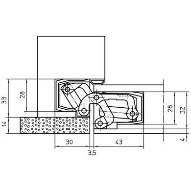 Петля дверна прихована SIMONSWERK Tectus TE 541 3D FVZ RAL 9005 чорна матова 100 кг 50-950 фото