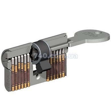 Цилиндр ISEO R 6 (ИСЕО Р 6) 65 мм (30*35) ключ-ключ, латунь. 40-0020877 фото