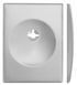 Щиток DISEC KT3614 Omega Square Нерж.сталь_мат IT Без шторки 44-9159 фото 2