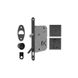 Механізм AGB Scivola Тre Class kit A для розсувних дверей WC, матовий черный 44-9841 фото