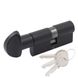 Циліндр Cortelezzi Primo 117F 70 мм (30x40T) ключ-тумблер чорний 40-0052659 фото 1