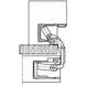 Петля дверна прихована SIMONSWERK Tectus TE 541 3D FVZ RAL 9005 чорна матова 100 кг 50-950 фото 4