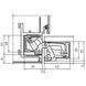 Петля дверна прихована SIMONSWERK Tectus TE 541 3D FVZ RAL 9005 чорна матова 100 кг 50-950 фото 6