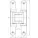 Петля дверна прихована SIMONSWERK Tectus TE 541 3D FVZ RAL 9005 чорна матова 100 кг 50-950 фото 2