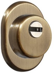 Дверний протектор AZZI FAUSTO F23 ANT з юбкою, бронзова латунь, H45 мм 000005257 фото