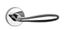 Дверна ручка + накладки для циліндра APRILE Verbena R C01 хром полірований 40-004399021 фото 2