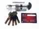 Цилиндр Buonellе B10CP3030SCX6 30x30T мм ключ/поворотник, 5 ключей + 1 монтажный ключ, xром матовый 59074 фото 3