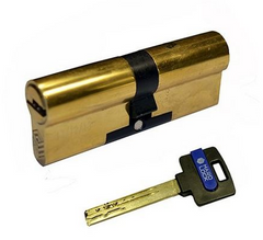 Цилиндр HardLock серии К 90 мм (40x50) ключ-ключ золото 40-0028438 фото