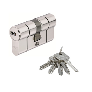 Цилиндр ABUS D6PS N 45/45 5K Матовый никель 44-4120 фото