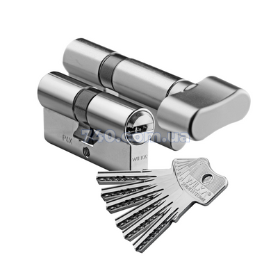 Цилиндр WILKA 3600 Class В (30x30) ключ-ключ матовый никель 49-867 фото
