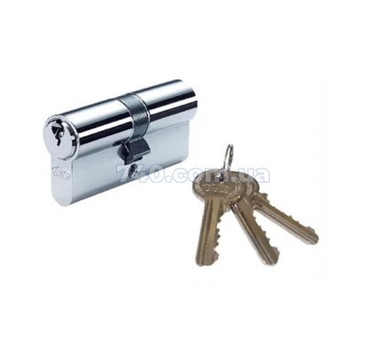 Циліндр GU BKS (серія ECO) 85 мм (40x45) ключ-ключ, хром 40-0033299 фото