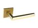 Дверная ручка Tupai 4002 5SQ/T2 33 золото полированное и матовое/водоспад 44-7998 фото