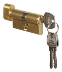 Цилиндр GMB 60мм (30x30T) ключ-тумблер PB латунь 40-0022830 фото