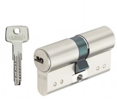 Циліндр ABUS D15 (АБУС Д15) 60 мм (30x30) ключ-ключ нікель 40-0017527 фото