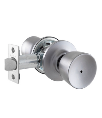 Замок врізний TESA KNOBSET 3503U0 UNIV BS60/70мм Хром_мат 33-52мм наскрізь TULIP Комплект 44-8334 фото
