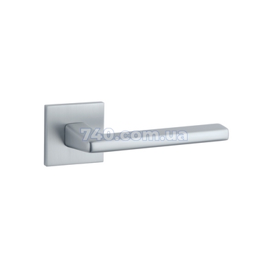 Дверна ручка STILE ARTA Q 7S сатин хром (тонка розетка) 45-1142 фото