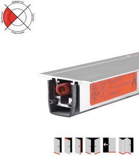 Поріг висувний PLANET RO 19.8/36x20mm/16mm 50 db 710 мм профільні/металеві/дерев'яні FIRE 44-9532 фото