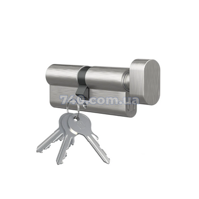 Цилиндр GU BKS Medos 60 мм (30-30T), ключ-тумблер 49-2117 фото