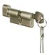 Цилиндр GMB 60мм (30x30T) ключ-тумблер SN никель 40-0022832 фото 1