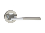 Дверна ручка LINDE Z-1220 матовий нікель/полірований хром 40-001220 фото