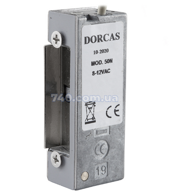 Защіпка електромеханічна DORCAS 50 N FaFix (W/O_SP 8-12V_AC) НЗ універсальна стандартна з підвищеним ресурсом 44-8307 фото