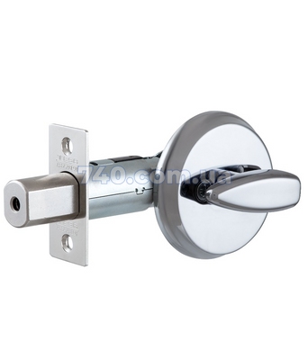 Засов врезной TESA 1-WAY DEAD_BOLT 514U0 CR CHROME UNIV BS60/70мм SP для дверей толщиной 33-47мм хром полированный 40-085149 фото