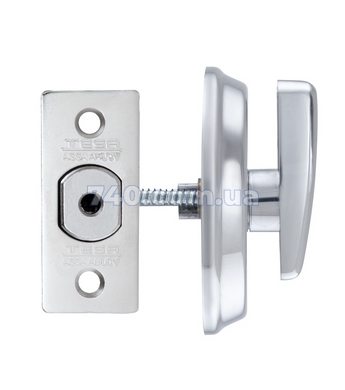 Засов врезной TESA 1-WAY DEAD_BOLT 514U0 CR CHROME UNIV BS60/70мм SP для дверей толщиной 33-47мм хром полированный 40-085149 фото