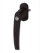 Оконная ручка MEDOS Victory (8-x) 40/45&deg; RAL8077 коричневий  49-2234 фото