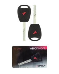 Комплект ключів ABLOY NOVEL 2KEY_45mm+CARD 430064 фото