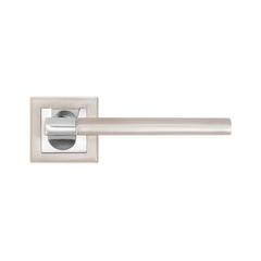 Дверна ручка MVM A-2006 GROTTI матовий нікель/полірований хром 44-9985 фото