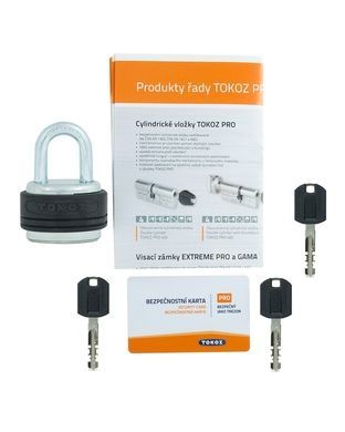 Навесной замок Tokoz Extreme pro 3key 40-0030010 фото