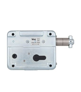 Замок электромеханический VIRO V09 BS50мм UNIV DIN 12VAC NC GATE накладной SS AA-0034199 фото