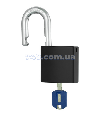 Замок висячий TOKOZ GAMA_50 OS PRO T04 3KEY BLUE Sleeve_3BT NR_shackle 22мм 10мм BOX 49-1533 фото