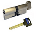 Цилиндр HardLock серии К 60 мм (30x30T) ключ-тумблер сатен 40-0028160 фото