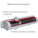 Доводчик накладной RYOBI 2550 DS-2550T SILVER BC SLD_HO_ARM EN_1-2 до_45кг 900мм 40-0020324 фото 8