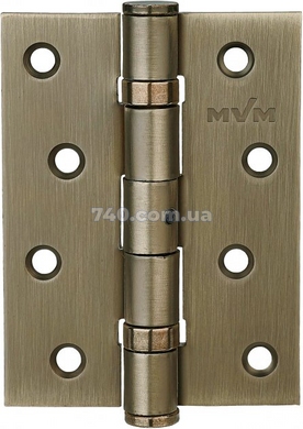 Дверная петля универсальная MVM HE-100 AB старая бронза 44-9118 фото