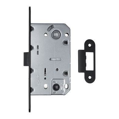 Дверной замок Solo SP-2056 WC 50/96 черный BLACK  50-1173 фото