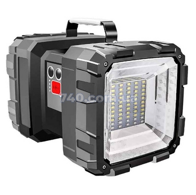 Павербанк - фонарь 10000мА с двухсторонем LED фонарем XM-L T6 USB 48-0007 фото