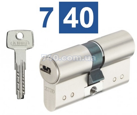 Циліндр ABUS D15 (АБУС Д15) 70 мм (35x35) ключ-ключ нікель 40-0017530 фото