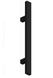 Дверная ручка-скоба WALA М304 QA10 (40X20), X=200, L=300 черный матовый (односторонняя) 44-9801 фото 1