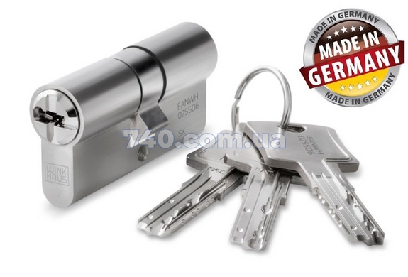 Циліндр Winkhaus N-TRA 3 ключа 60мм (30х30) ключ-ключ 5053138 фото